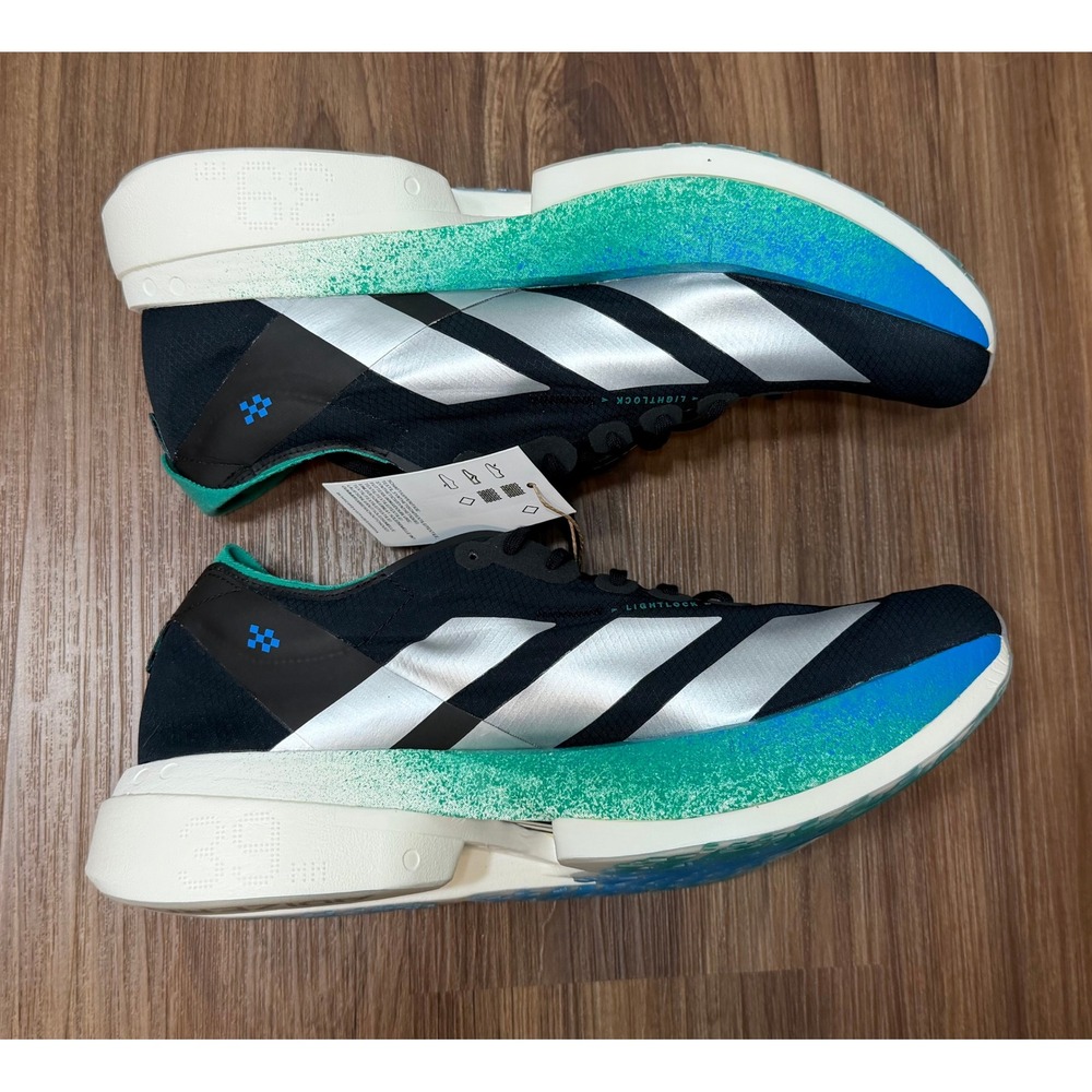 Adidas Adizero Adios Pro 4 Berlin Mens Running Shoes Black Silver JR6365 Sz 11 - Picture 3 of 11